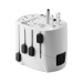 PRO World & USB. 3-polig, universelle Steckdose und universeller Reiseadapter Werbung