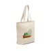 Tasche aus 100% Baumwolle mit Reißverschluss, Baumwolltasche Werbung