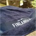 Handtuch 50x100cm mit bedrucktem Balken, Handtuch 50x100cm Werbung