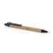Stylo bille liege recycle (+Tampographie TA51), Accessoire en liège Werbung