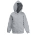 Sweat capuche grand zip enfant Geschäftsgeschenk