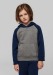 Sweat-shirt capuche bicolore enfant - Proact Geschäftsgeschenk