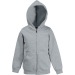 Fruit of the Loom Kinder-Kapuzenpulli mit Reißverschluss, Kinder-Sweatshirt Werbung