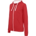 Sweat-shirt zippé capuche contrastée femme, Sweat à capuche Werbung