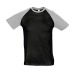 Funkiges Raglan-T-Shirt zweifarbig, Klassisches T-Shirt Werbung