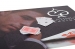Tapis de cartes en gomme, tapis de jeu Werbung