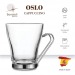 Glastasse 22cl oslo cappuccino Geschäftsgeschenk