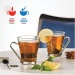 Glastasse 22cl oslo cappuccino, Tasse aus Glas Werbung