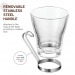 Glastasse 22cl oslo cappuccino, Tasse aus Glas Werbung