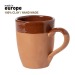 Geschwungene Tasse aus Ton Geschäftsgeschenk