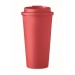Doppelwandiger Becher 475 ml, Tasse und Becher mit Deckel Werbung