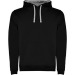 URBAN - Zweifarbiges Sweatshirt mit gefütterter Kapuze und kontrastierendem Kordelzug, Kapuzen-Sweatshirt Werbung