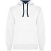 URBAN WOMAN - Sweat-shirt coupe près de corps féminin avec capuche doublé à contraste et au ton du cordon de serrage et poche kangourou, Sweat à capuche Werbung
