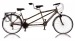 City Touring Tandem Fahrrad Geschäftsgeschenk