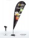Voile arrondie 3m50, Beach flag et oriflamme Werbung