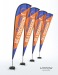 Voile arrondie 4m80, Beach flag et oriflamme Werbung