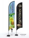 Beach flag voile 4m70, Beach flag et oriflamme Werbung