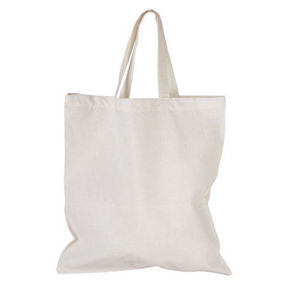 Sac shopping en coton 105g/m² anses courtes