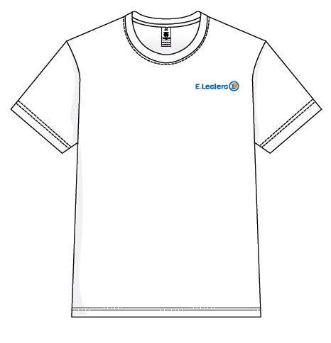 Weißes t-shirt kind