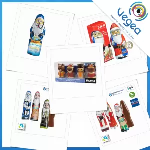 Übersicht über Produkte vom Typ personalisierte Weihnachtsmann aus Schokolade