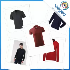 Übersicht über Produkte vom Typ personalisierte Polo-Shirt aus Jersey-Mesh