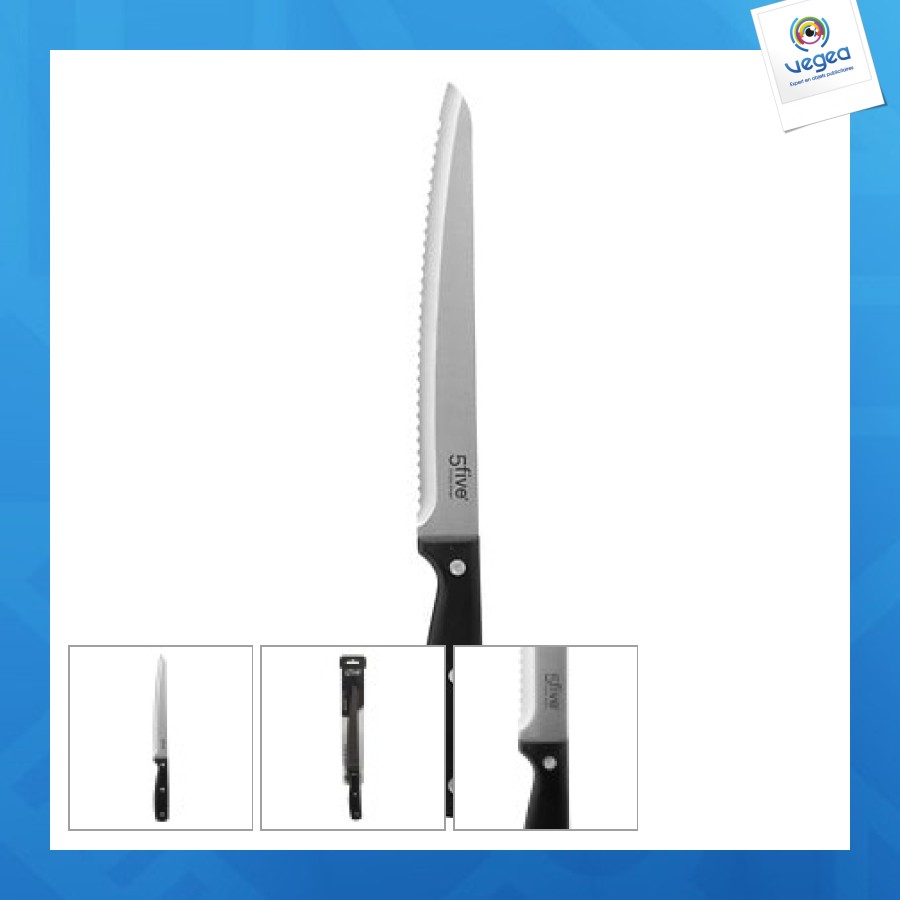 Couteau pain abs eb, noir