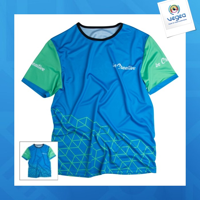 100% bedrucktes sport-t-shirt 