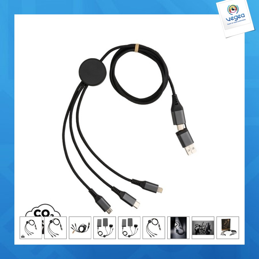 120cm 6-in-1 kabel aus recyceltem aluminium rcs terra