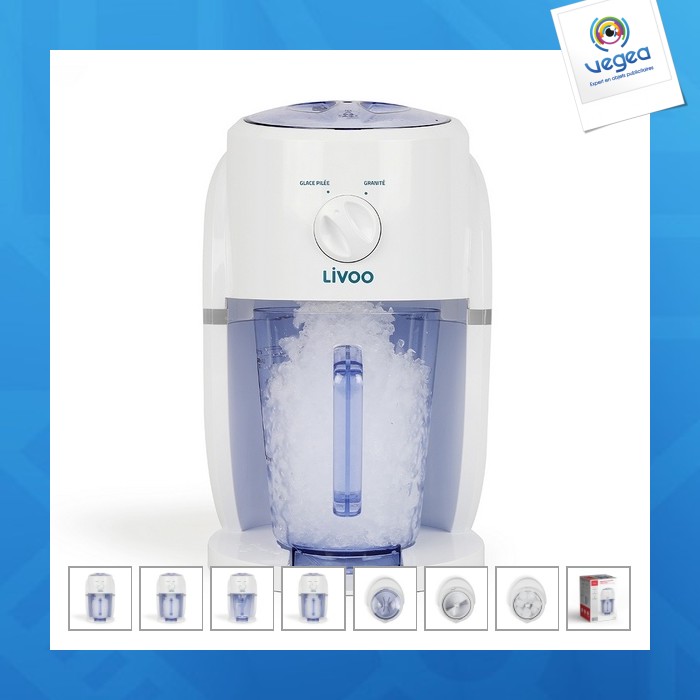 2-in-1-gerät für granita und crushed ice