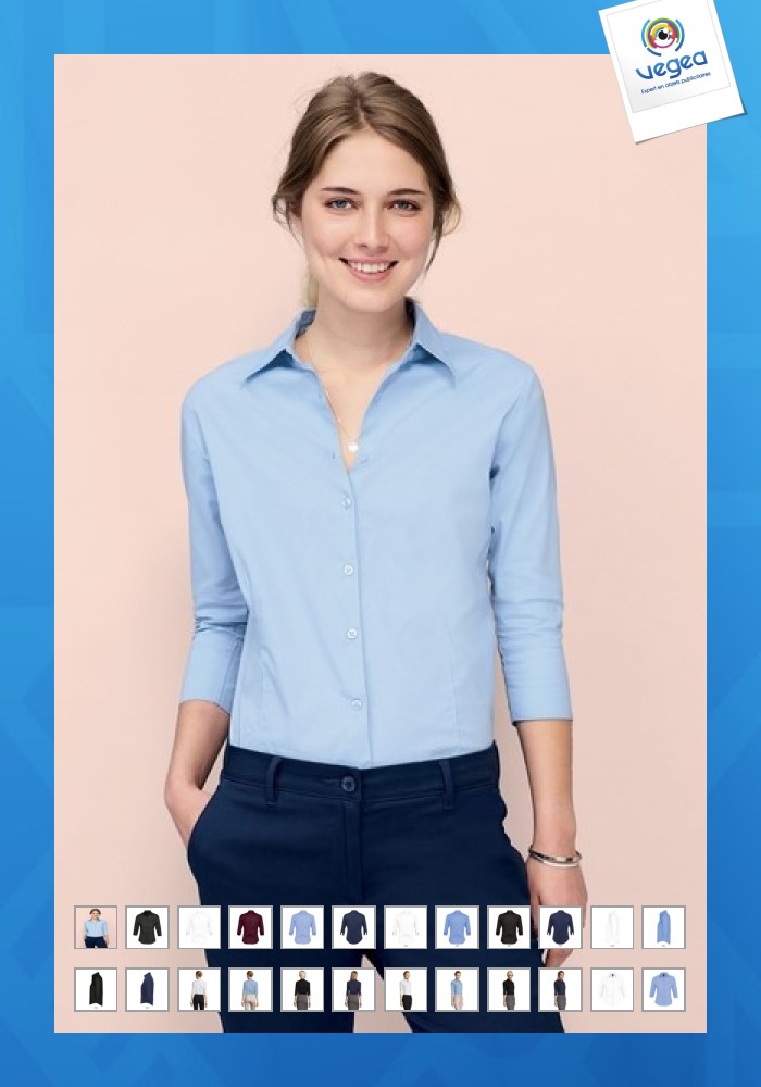 3/4-ärmel damen-shirt - effekt