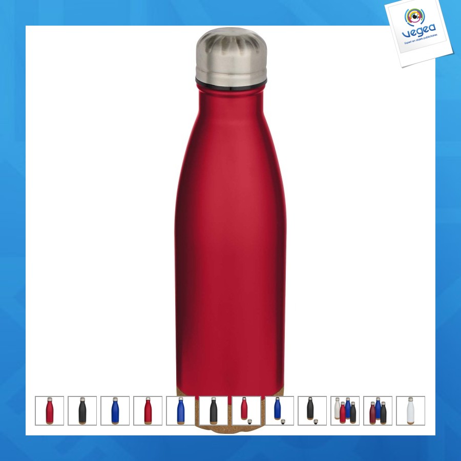 500-ml-flasche aus edelstahl mit isolierung