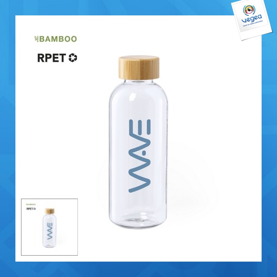 60cl-flasche aus recyceltem kunststoff