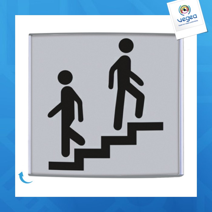 Alu-sign schild 100 x 100 mm