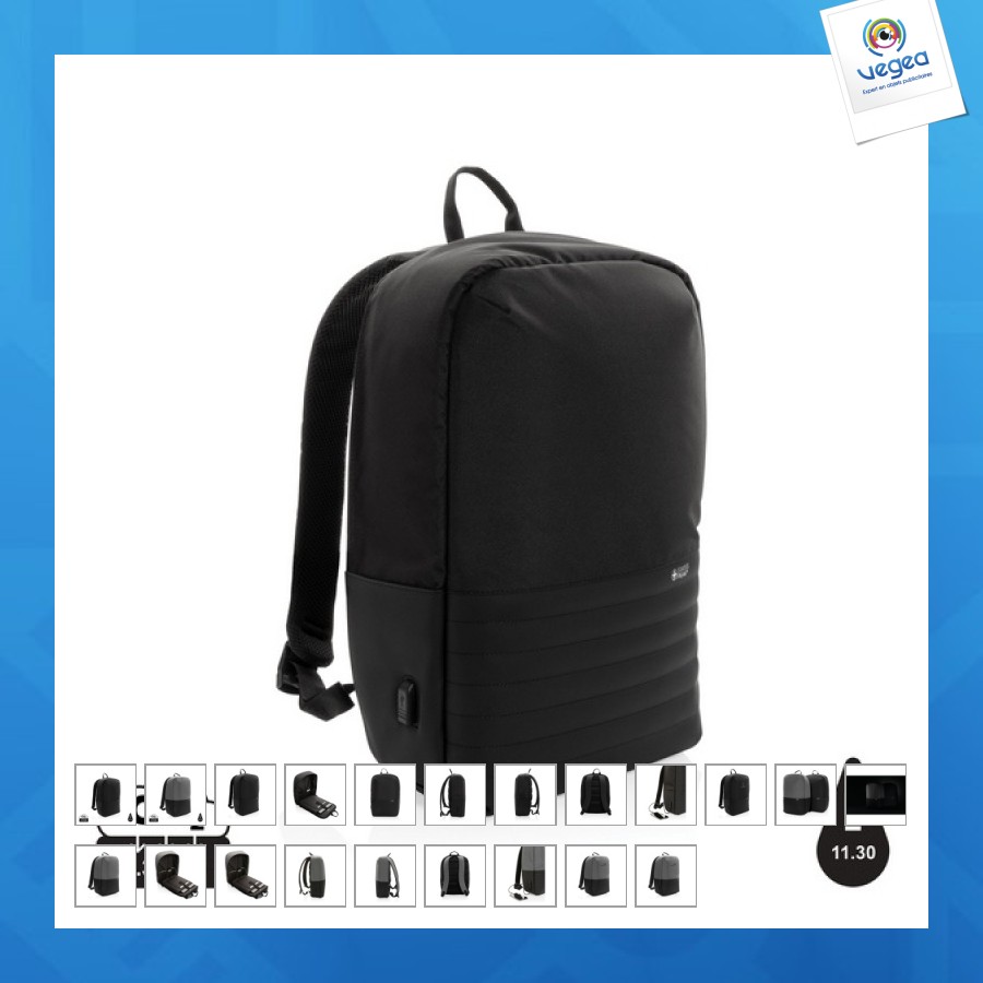 Anti-diebstahl-rucksack für 15'-computer swiss peak aware