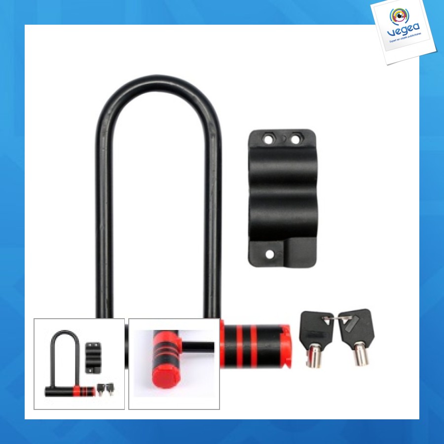 Antivol vélo fermoir u 18mm