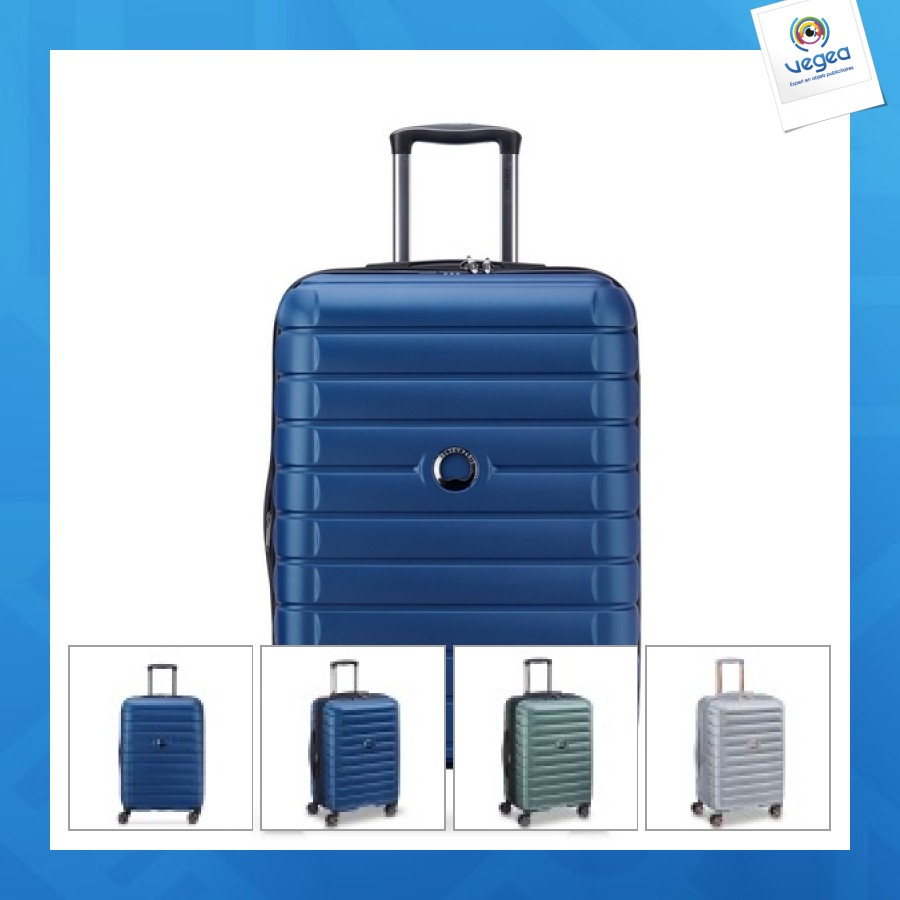 Ausziehbarer trolley-koffer 66 cm - shadow 5.0