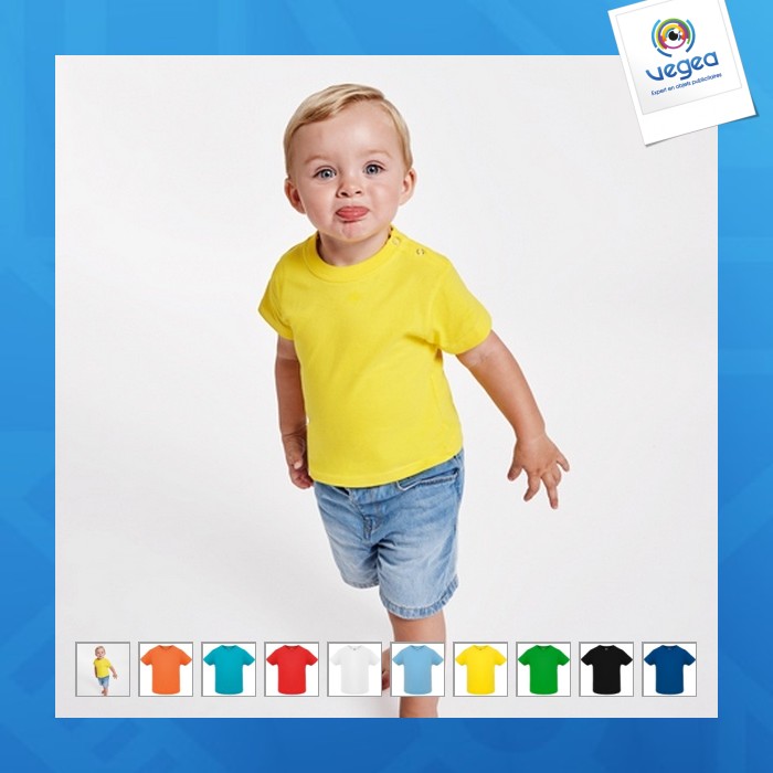 Baby - t-shirt mit kurzen ärmeln, speziell für babys,