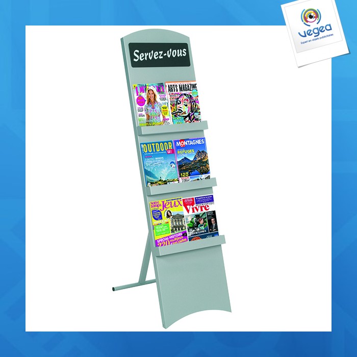 Back-line display 3700 alu-grau + serve-vous
