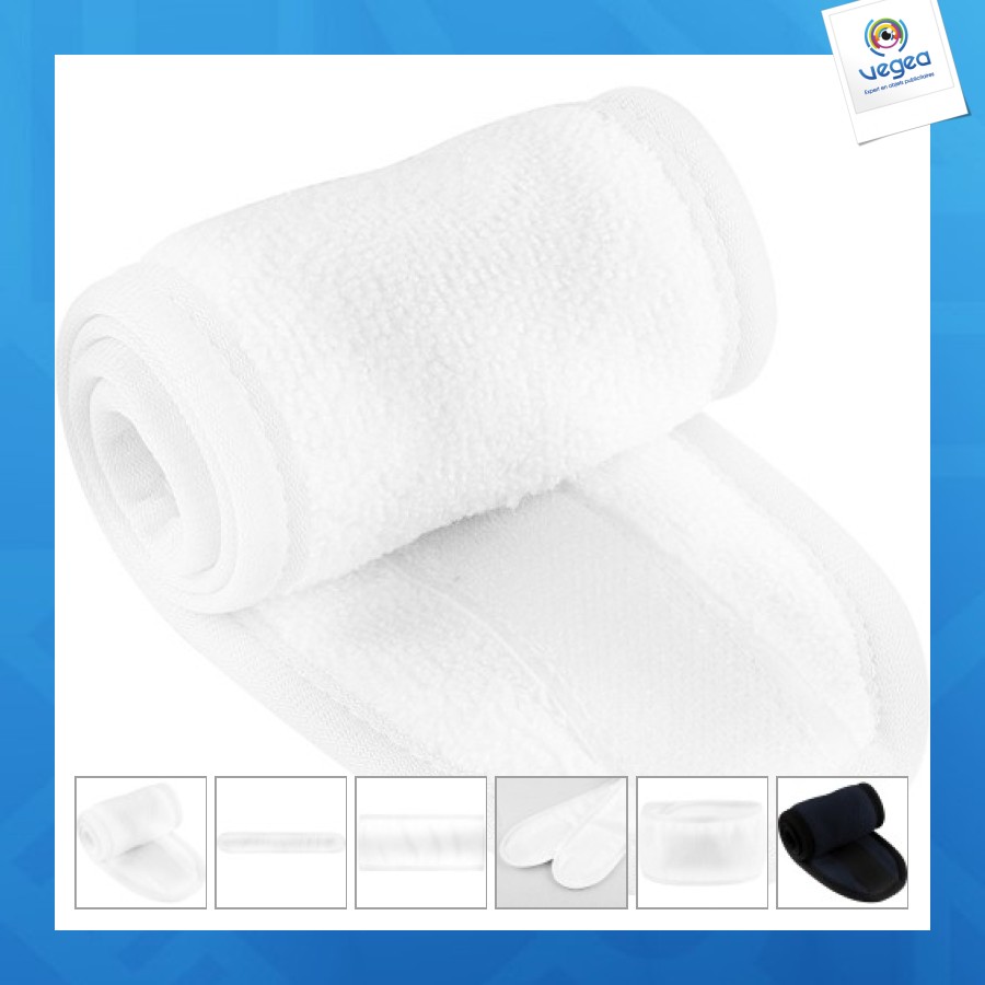 Bandeau cheveux velcro