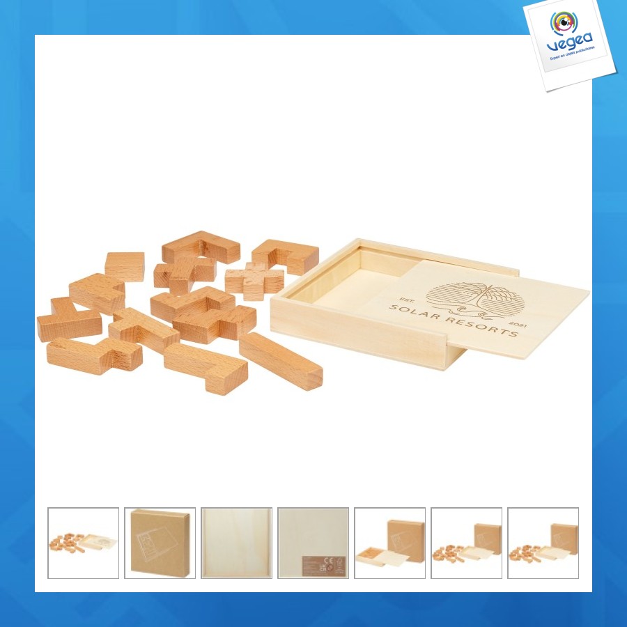 Bark puzzle aus holz