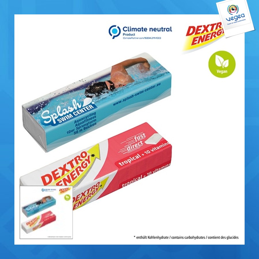 Barre de dextro energy* - tropical 10 vitamins