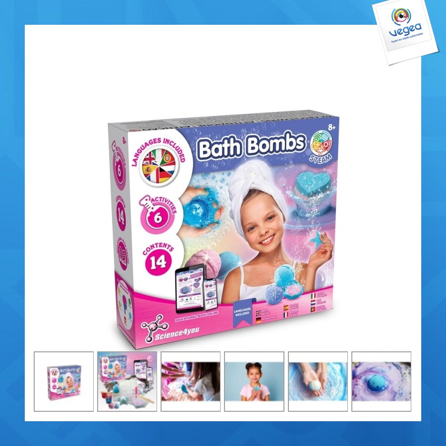 Bath bombs kit i. lernspielzeug für kinder