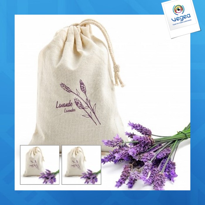 Baumwolltaschentuch mit lavendel