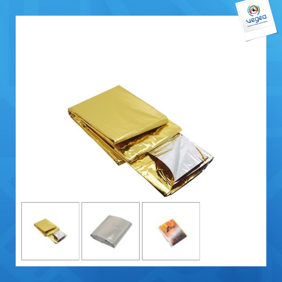 überlebensdecke 2 seiten (gold/silber)