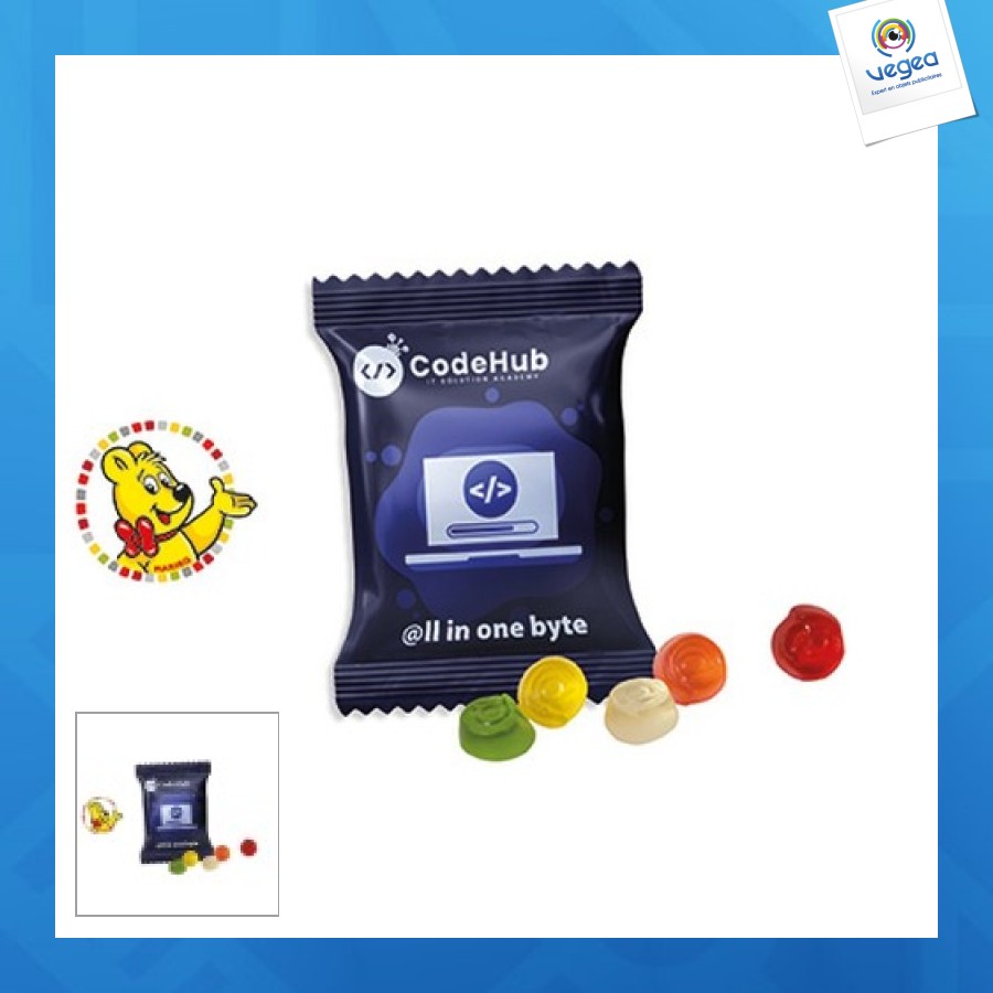Beutel mit haribo-bonbons 10g