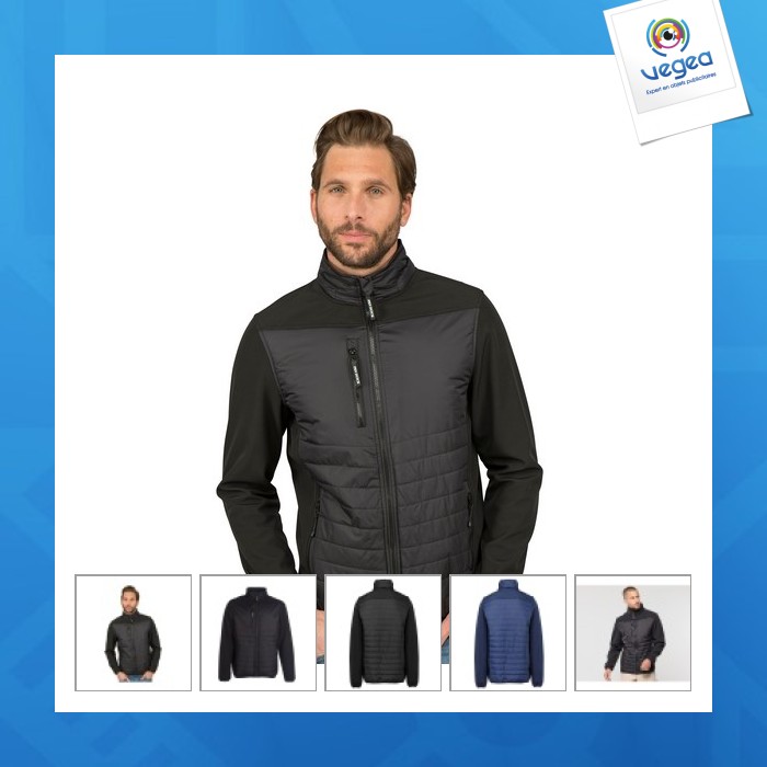 Bi-material-sportjacke infinity
