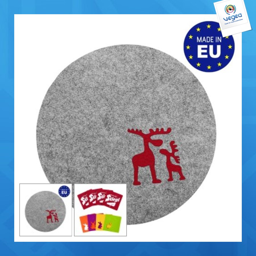 Bierdeckel aus filz