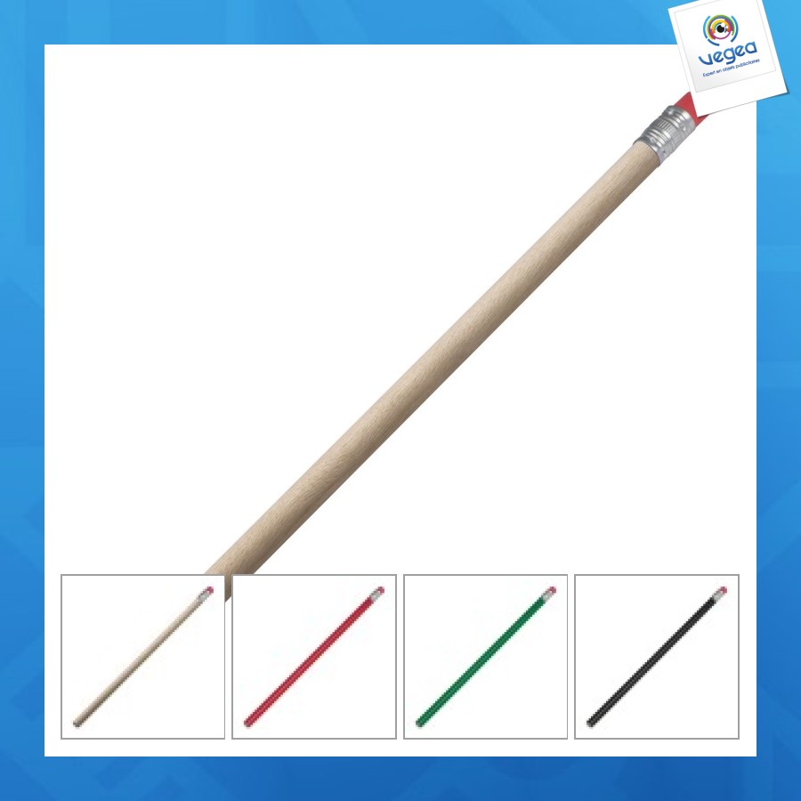 Bleistift mit radiergummi