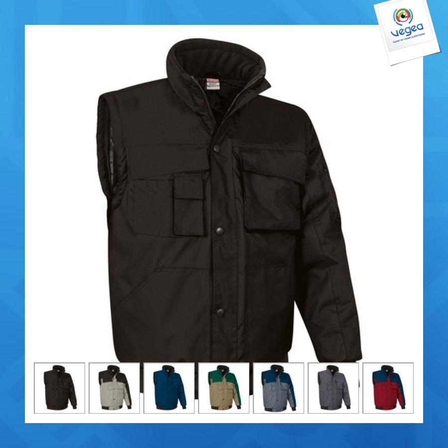 Blouson avec manches amovibles scoot