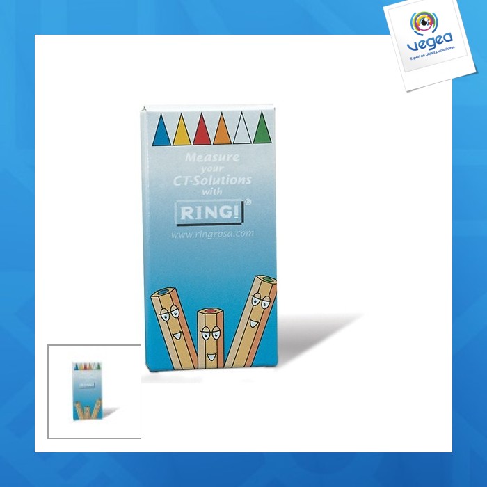Boîte crayons de couleurs